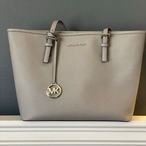 Gray Michael Kors Purse